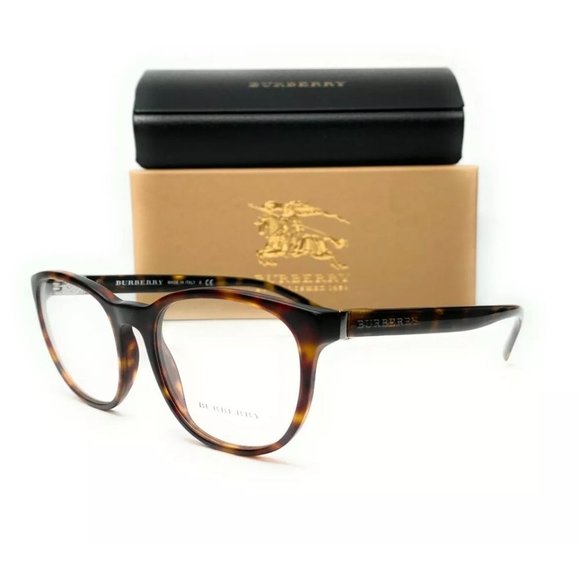 Burberry Men's Matte Dark Havana Eyeglasses!